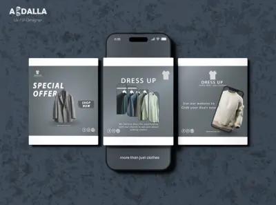 إعلان سوشيال ميديا لمتجر ملابس