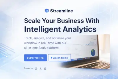 landing page for SaaS-صفحة هبوط