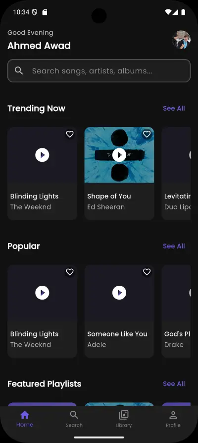 Musify - Music Streaming App
