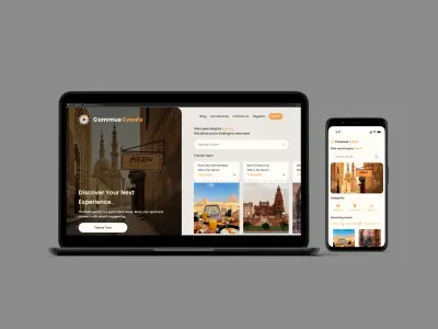 موقع اليكترونى و تطبيق لحجز الأنشطة