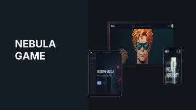 NEBULA – تصميم موقع لعبة Responsive