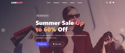 تصميم وبرمجة لموقع تسوق أونلاين – موضة وإكسسوارات