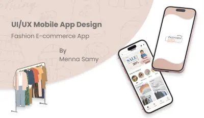 تصميم تطبيق تسوق ملابس للموبيل