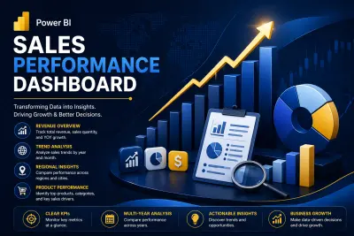 Multi-Year Sales Performance Dashboard