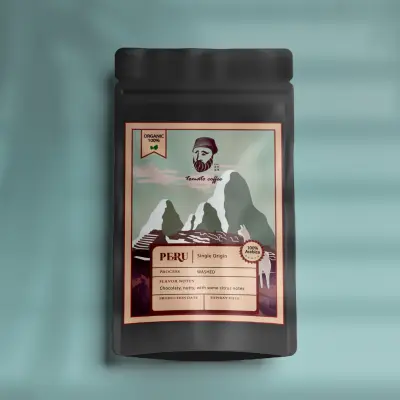 تصميم تغليف لمنتج قهوة ( packaging )