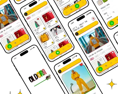 تصميم واجهة مستخدم ui بأسلوب الـ Pop Art.