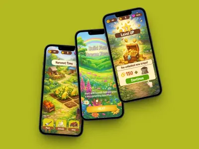 تصميم تطبيق مزرعة "Farm Family"