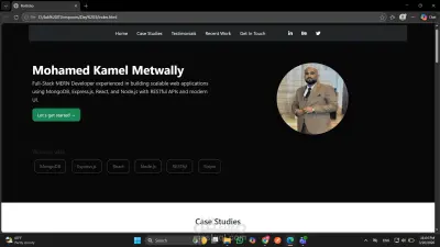 Portfolio available in profile