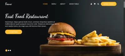 Fast Food Restaurant | using js ,css ,bootstrap and jquery