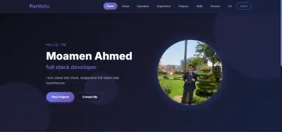 Portfolio احترافي لعرض المشاريع والخبرات