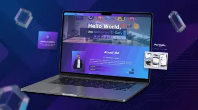 تطوير موقع Portfolio شخصي عصري وسريع