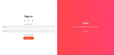 Animated Login & Register Page – واجهة تفاعلية بتأثيرات انتقالية