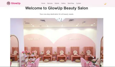 موقع GLOWUP BEAUTY SALON