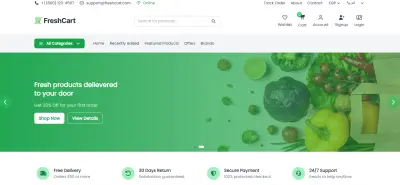 E-Commerce Fresh-Cart