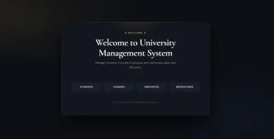 Students Affairs Management System | نظام إدارة شؤون الطلاب (Web App باستخدام JavaScript)