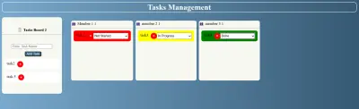 تصميم واجهة نظام إدارة مهام (Task Management UI) باستخدام HTML5 و CSS3