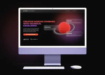SaturnDevelopment LandingPage