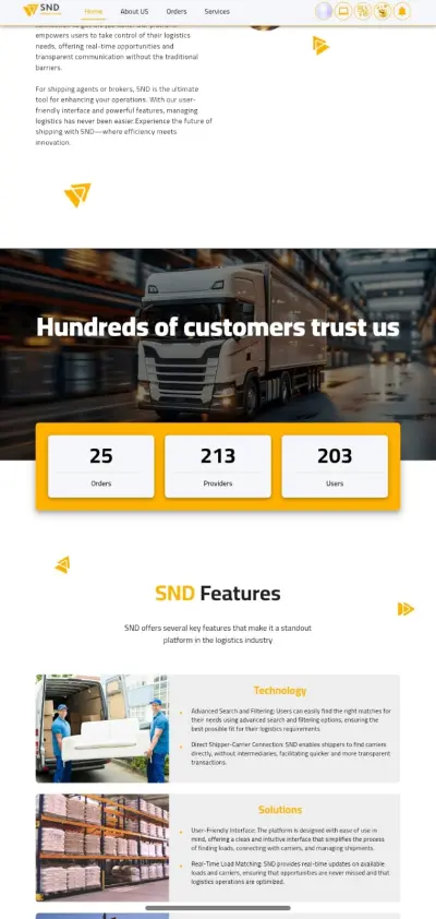 SND (Shipping Services Platform)