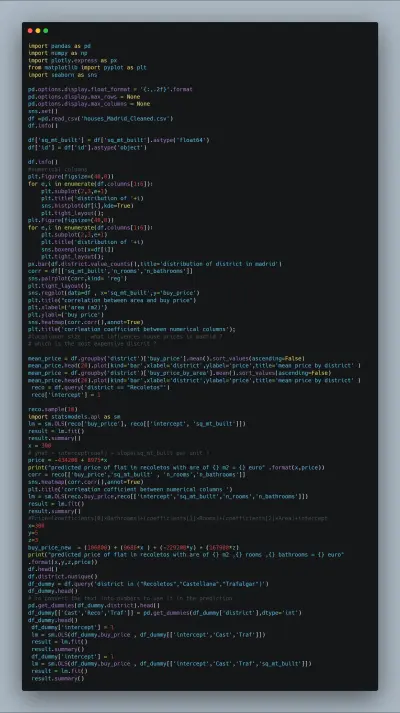 تحليل سوق العقارات في مدريد