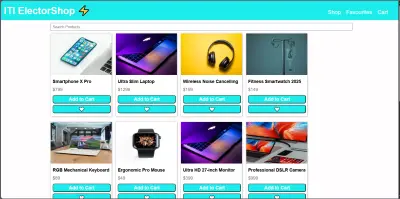 بناء متجر إلكتروني احترافي، متجاوب، وسريع