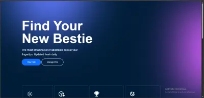 تصميم موقع للحيوانات الأليفة