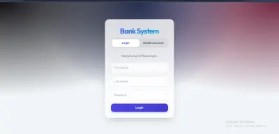 تصميم وتنفيذ نظام بنك متكامل باستخدام جافا سكريبت