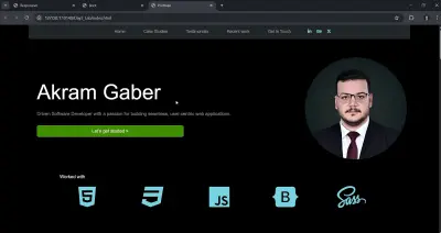 تصميم قالب ويب تعريفي احترافي ومتجاوب بالكامل باستخدام Bootstrap