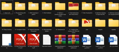 حقيبة تعليمية لمسار الذكاء الإصطناعي و علوم البيانات