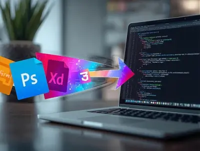 تصميم موقع من صفحة واحدة متجاوبHTML5 & CSS3 & Bootstrap & JQ