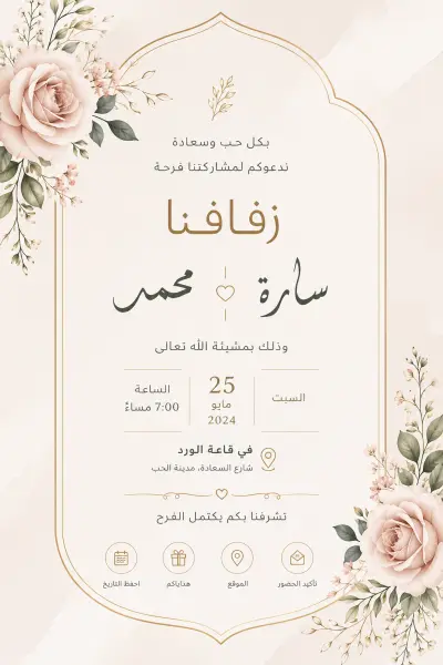 تصميم دعوات الكترونية