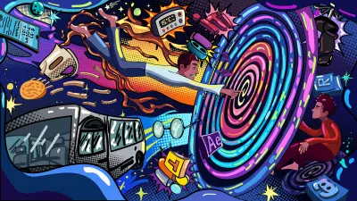 تصميم رسومات فيكتور إبداعية Creative Vector Illustrations