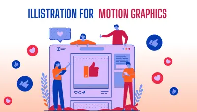 رسوم توضيحية vector illistration للموشن جرافيك