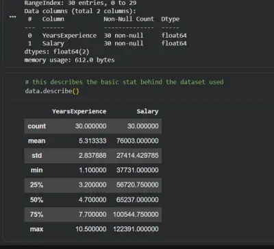 machine learning program