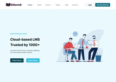 تصميم website landing page باستخدام figma