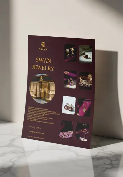 تصميم فلاير وبروشور وكارت بزنس