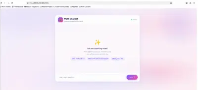 CloudMathBot - مساعد الرياضيات الذكي