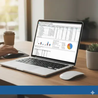 تصميم جداول Excel احترافية مع معادلات وتنسيق ألوان جذاب
