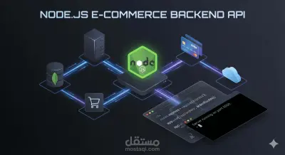 نظام متجر إلكتروني متكامل (RESTful API) | Node.js, MongoDB & Stripe