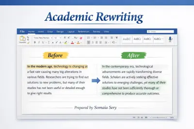 إعادة صياغة أكاديمية للنصوص العلمية