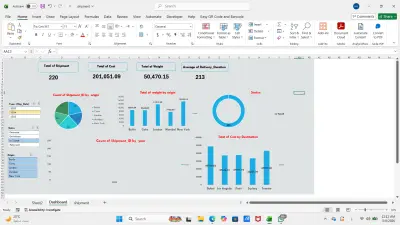 تصميم لوحات تحكم (Dashboards) احترافية وتفاعلية باستخدام Excel