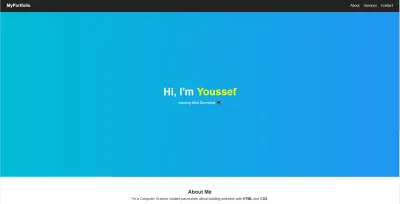 صفحة تطوير باستخدام  html+css