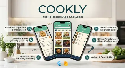 Cookly | Food Recipe Mobile App - تطبيق متكامل لاكتشاف وصفات الطعام