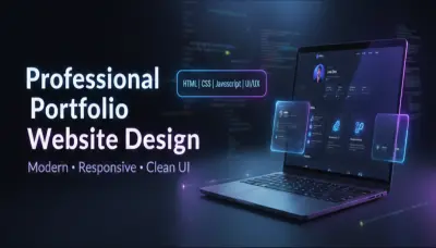 إنشاء بورتفوليو احترافي متجاوب يعرض المهارات والمشاريع