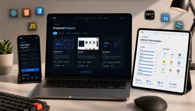 إنشاء بورتفوليو احترافي متجاوب يعرض المهارات والمشاريع