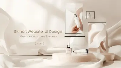 تصميم موقع سكين كير احترافي مودرن ومتجاوب بالكامل