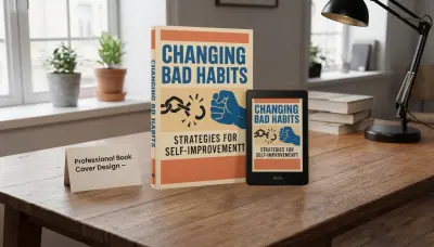 تصميم غلاف كتاب احترافي – للطباعة والنشر على أمازون