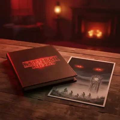 رحلة في عالم الغموض – Stranger Things Poster Design