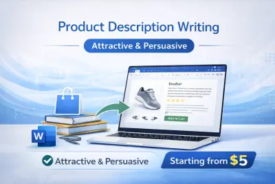 كتابة وصف منتجات احترافي للمتاجر الإلكترونية