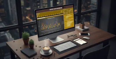 لوحة تحكم تفاعلية لتحليل مبيعات القهوة "Interactive Coffee Sales Dashboard"