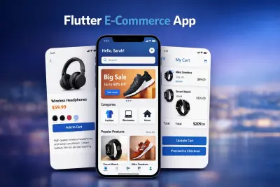 تطوير تطبيقات E-Commerce باستخدام Flutter